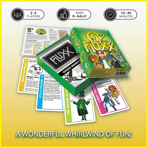 Looney Labs Oz Fluxx Card Game - Wizard of Oz Adventure with Twists and Turns...