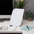 Glass Dry Erase Board with Easel and Marker for Office, Home and School Supplies, 8.25"x 5.9", White...