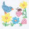 Jack Dempsey Needle Art Birds & Flowers Hand Embroidery, White...