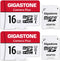 Gigastone 16GB Memory Card Pack of 2 Cards, Camera Plus Series, Speed Up to 85MB/s. Ideal for Full HD Video Gopro Camera Drone, U1 C10 Micro SDHC ...