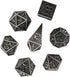 UDIXI Metal DND Dice 7PCS Polyhedral Dice Set D&D Metal MTG Dice Ancient Silver for RPG Dungeons and Dragons Role Playing Games...