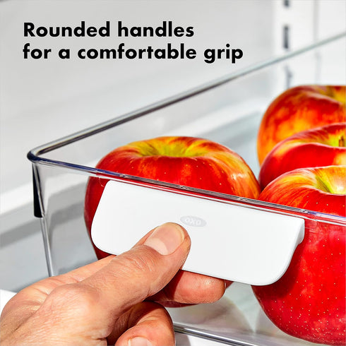 OXO Good Grips Fridge Organization Bin 8 in x 14 in - for Cheese, Meat, Fish and More...