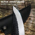 Viking Knife Hand Forged Boning Knife with Sheath & Pocket Knife Sharpener High Carbon Steel Meat Caveman Knife Multipurpose Chef Knives for Campi...