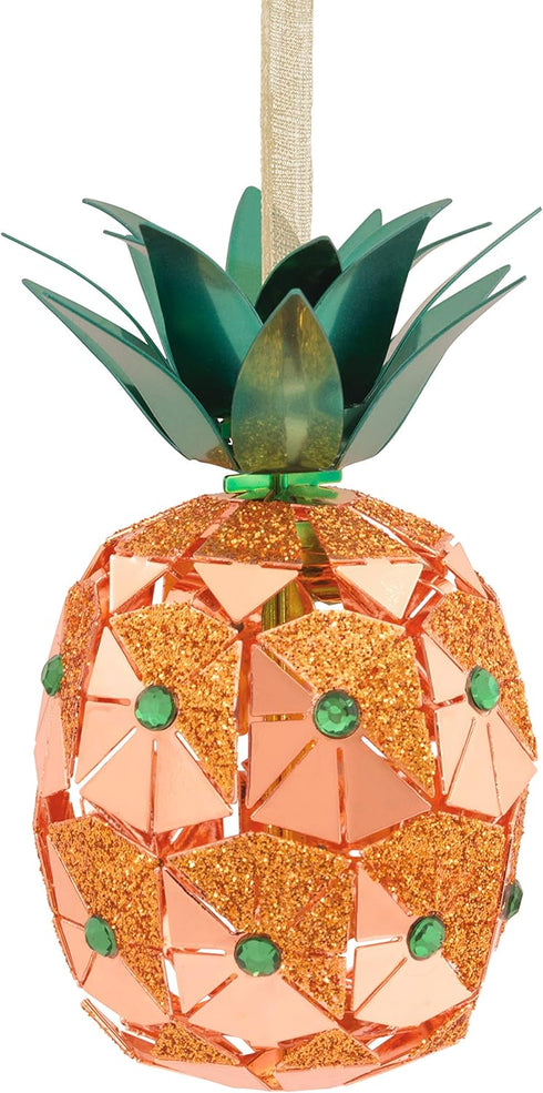 Hallmark Signature Premium Christmas Ornament, Pineapple, Metal and Gemstones (0001HDL2146)...