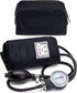 Santamedical Adult Deluxe Aneroid Sphygmomanometer - Professional Blood Pressure Monitor with Adult Black Cuff and Carrying case (Light Black)...