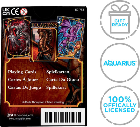 AQUARIUS - Ruth Thompson Dragons Playing Cards...