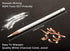 White Charcoal Pencils Drawing Set, Professional 6-Piece Sketch, Highlight, Shading, Blending Set for Beginners & Artists...