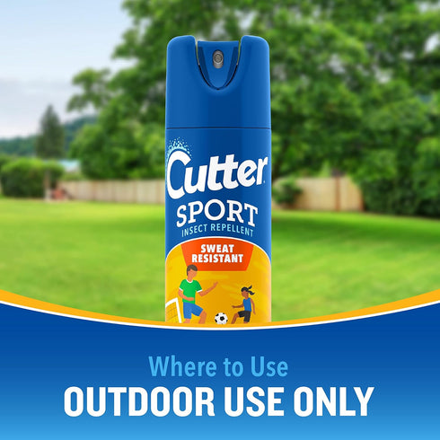 Cutter Sport Insect Repellent (Aerosol) (11 oz), Plain...
