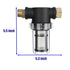 M MINGLE Garden Hose Filter for Pressure Washer Inlet Water, Inline Filter for Sediment, 40 Mesh Screen, Extra 100 Mesh...