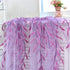 ICYANG Lavender Curtains Lilac Leaf Purple Vine Willow Tulle Room 78.6 x 39.3 Inch Sheer Drape Panel Valances for Living Room Bedroom Balcony Door...