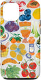 iPhone 13 Vintage Farm Market Fruit Collage Summer Aesthetic Case...