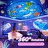 Night Light for Kids, 10 Lullabies+15 Films Kids Night Light Projector, 360° Silent Rotation Projector Night Light for Kids,Rechargeable Baby Nigh...