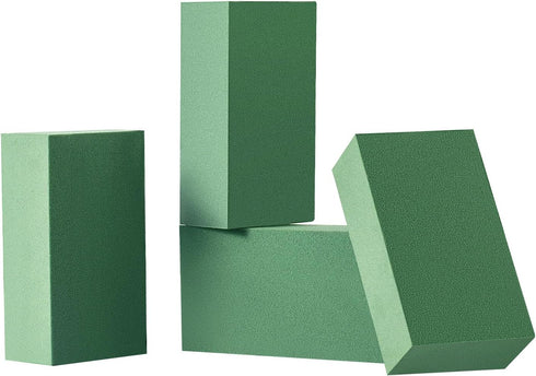 Fessary Floral Foam Blocks 5.5x3.1x1.7 Inch Dried and Wet Flower Foam for Floral Arrangement Supplies,Green Foam Bricks Floral for DIY Crafts Wedd...