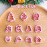 Keoker Christmas Polymer Clay Cutters, Polymer Clay Cutters for Earrings Christmas, 11 Shapes Christmas Clay Earrings Cutters, Winter Clay Cutters...