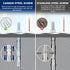 1/4"x2-1/4" Wedge Anchor by Zinced of Heavy-Duty Fastener for Cement and Concrete (20pcs Pack)...