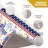 4th of July Drying Mat for Kitchen Counter 18 x 24 in - US Independence Day Patriotic Gnomes Microfiber Large Dish Drainer Mats Protector Pad for ...