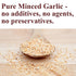 The Spice Way Minced Garlic - 8 oz - US Grown whole bulk dehydrated dried garlic flakes, more coarse than dry powder...