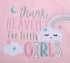 30x40 Fleece Baby Nursery Blanket with Satin Trim for Boys, Girls, and Unknown Gender Baby (Thank Heaven Girl 2)...