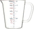 Carlisle FoodService Products 4314307 Commercial Plastic Measuring Cup, 1 Quart, Clear...