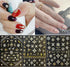 20 Sheets Nail Art Stickers Gold Nail Decals Metallic 3D Self Adhesive Flower Diamond Designs Luxury Nail Stickers Supplies for Women Nail Manicur...