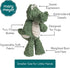 Mary Meyer Stuffed Animal Marshmallow Zoo Soft Toy, 9-Inches, Junior Gator...