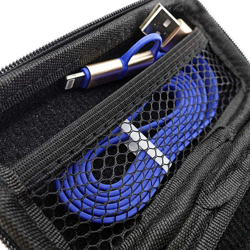 USB Flash Drive Case Bag, EVA Shockproof, Pressure Proof and Waterproof Hard Carrying Travel Case Bag for USB Cable, Earphones, Memory Cards, U Di...