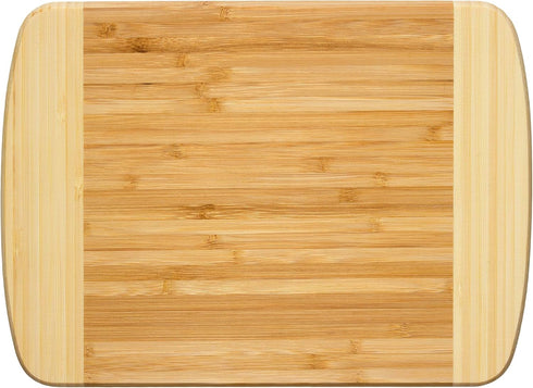 Totally Bamboo Hana Cutting Board – 10" x 7" Small Bamboo Prep Board | Lightweight, Durable & Gentle on Knives | Stylish Compact Cutting Surface f...