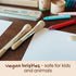 Honeysticks My First Paint Brush Set - 3 Pack: Ideal for Babies and Toddlers. Jumbo Brushes with Chubby Wood Handles for Easy Grip, Vegan. Include...