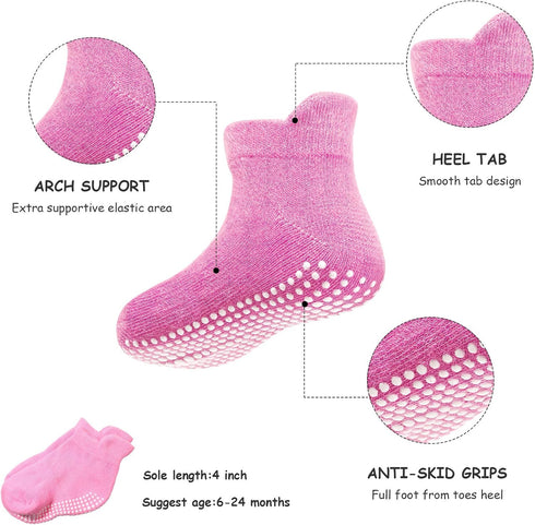 Geyoga 18 Pieces Baby Headband Newborn Socks and Mittens Sets Elastic Baby Essentials Boys Girls 0-6 Months...