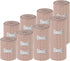 8 Pack Premium Elastic Bandage Wrap, Compression Wrap Bandage for Legs, Self-Closing Elastic Bandage Wrap - Hook & Loop Fasteners at Both Ends - L...