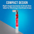 Jonard Tools PT-100 Coax Cable Wire Tracer Pocket Continuity Tester & Toner with Audible Beep and LED, Red...