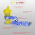 Sippy Cup Straps for Baby Bottle Toy Leash 4 Pack for Stroller High Chair Strap (Blue/Black)...