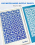 KEOKER Tile Silk Screen Polymer Clay, 3PCS Tile Silk Screen for Polymer Clay, Tile Silk Screen Stencils for Polymer Clay, Tile Pattern Polymer Cla...