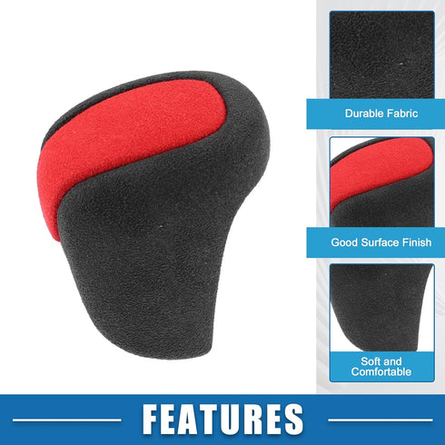 Gear Shift Lever Cover Automotive Interior Gear Shift Knob Trim for Honda Civic 11th Gen 2022 Accord 10th Gen 2018-2022 Black Red...
