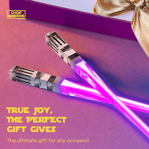 Chop Sabers Light Up LightSaber Chopsticks, 1 Pair, Pink...