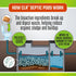 CLR Septic System Treatment Pods, Hassle-Free, Dissolvable and Easy to Flush, Formulated with Biobased Ingredients, Helps prevent Clogs and Build-...