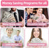 100 Envelopes Money Saving Challenge, A5 Money Saving Budget Binder Challenge Book with Cash Envelopes to Save $500, 5,050, and $10,400 (Pink)...
