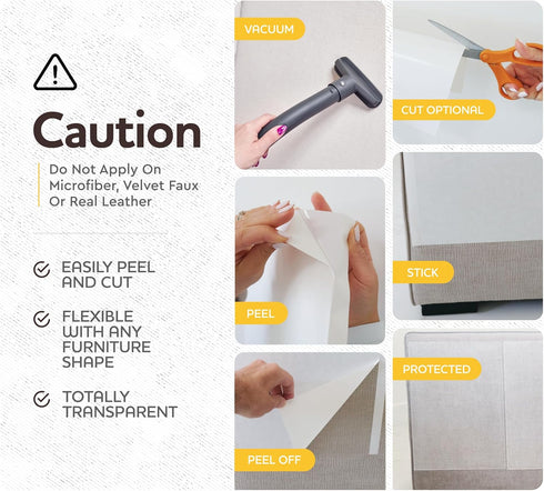10-Pack Furniture Protectors From Cats Scratch, Couch Protector for Cats, Anti Cat Scratch Furniture Protector, Couch Guard for Cats - Sofa Corner...
