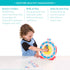 Melissa & Doug Turn & Tell Wooden Clock - Educational Toy With 12+ Reversible Time Cards...
