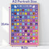 Gift Republic 100 Family Activities Scratch Off Poster Things to Do with Activity Ideas Wall Art Scratchable Bucket List...