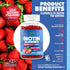 Biotin 10,000mcg Gummies for Women & Men (100 Count) - 2x Extra Strength Biotin for Hair Growth, Skin & Nails - Gluten-Free, Vegan, Non-GMO, Great...