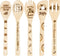 5Pcs Lemon Wooden Cooking Spoons Set, Summer Lemon Theme Kitchen Cooking Utensils Natural Non-Stick Carve Burned Bamboo Spoon Slotted Spatulas Coo...