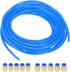 uxcell Pneumatic Air Hose Tubing Air Compressor Tube 4mm(5/32'') ID x 6mm(1/4'') OD x 10m/32.8Ft Pipe Blue with 2 Type Connect Fittings...