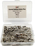Curved Safety Pins for Quilting,Basting Pins for Quilting Curved,Size 3,50-Count...