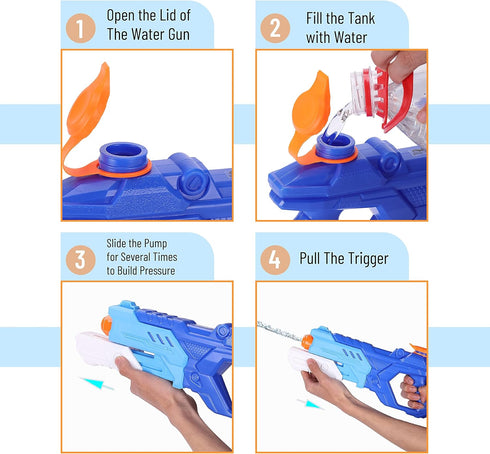 Mr. Pen- 1 Pack, 600 CC, Squirt Guns, Water Blaster for Kids and Adults, Water Gun Pistol, Outdoor Water Toys, Soaker...