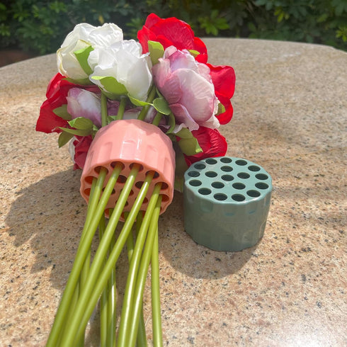 Spiral Stem Holder for Flowers, DIY Wedding Bouquet Kit Spiral Ikebana Stem Holder for Flowers, Bouquet Twister Ikebana Tools Flower Bouquet Suppl...