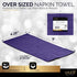 Dinner Napkins Disposable Guest Towels, Purple Beverage Napkins Soft and Absorbent Paper Napkins Dinner Size for Party, Wedding, 8” x 4.5” 2 Ply P...