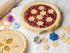 Fox Run Intricate Assorted Winter Snowflake Pastry/Cookie/Pie/Fondant 2" Stamper and Cutters 2", Set of 4, Multi-Color...