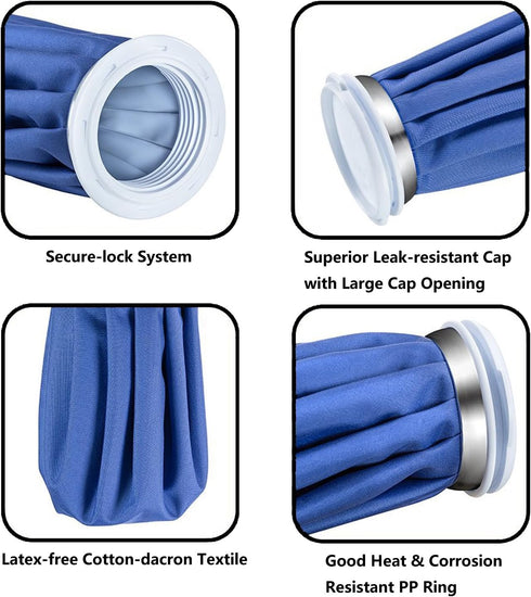 Ice Bag Packs - Reusable Hot & Cold Pack (2 Packs(9/11 Inch))...