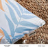 MIULEE Pack of 2 Decorative Outdoor Waterproof Throw Pillow Covers Patio Pillow Cases Natural Leaves Pattern Spring Square Cushion Shams Shell for...